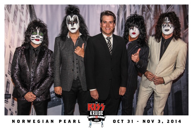 Me, dressed to kill, with KISS.